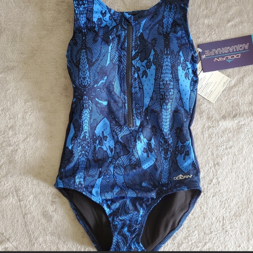 New blue dolfin Aquashape Lacey  swimsuit